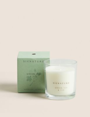 Green Tea & Fig Boxed Candle