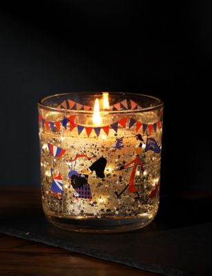 Platinum Jubilee Light Up Scented Candle