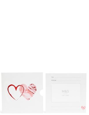Red Hearts Gift Card