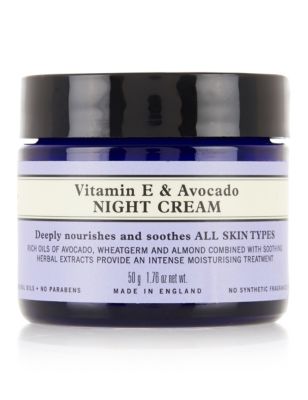 Vitamin E & Avocado Night Cream 50g