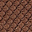 Leather Woven Tote Bag - tan