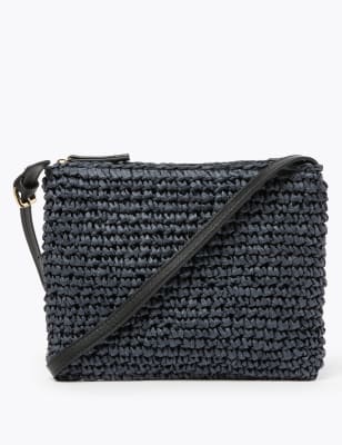 m&s navy handbags