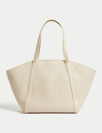 Straw Drawstring Tote Bag M S Collection M S
