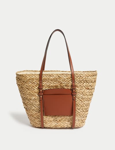 Straw Tote Bag M S Collection M S