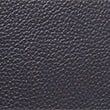 Leather 3 Part Construction Shoulder Bag - navy