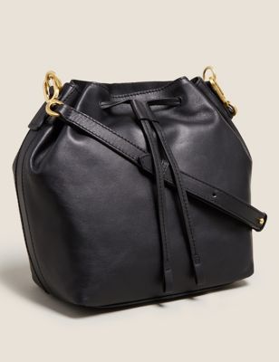 Leather Duffle Cross Body Bag