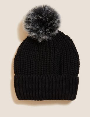 Knitted Pom Hat