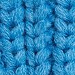 Knitted Faux Fur Pom Hat - turquoise