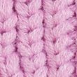 Knitted Faux Fur Pom Hat - lavender