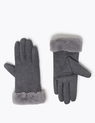 m&s leather gloves mens