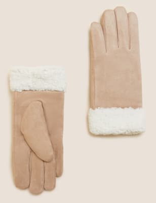 m&s ladies gloves leather