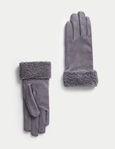 Fake clearance sheepskin gloves