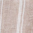Pure Linen Striped Scarf - natural