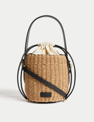 Marks and 2025 spencer straw bag