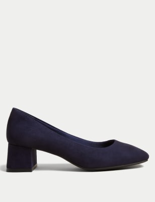 absorberende Brandy Biskop Women's Navy Shoes | M&S