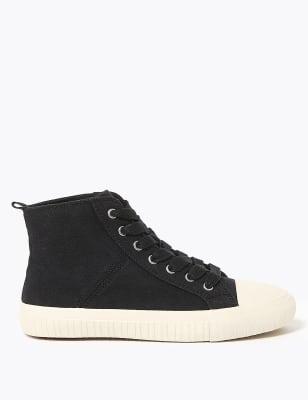 best black leather trainers