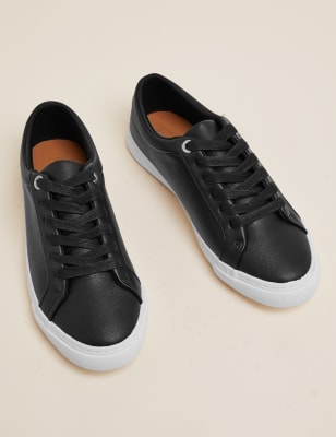 m&s leopard trainers