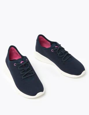 navy fashion trainers womens