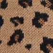 Leopard Print Faux Fur Lined Mule Slippers - brownmix
