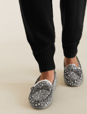 m&s slippers