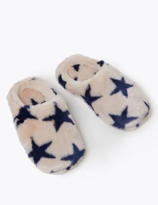 m&s ladies boot slippers