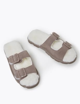 m&s slippers female