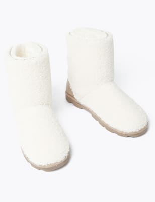 marks and spencer slipper boots ladies