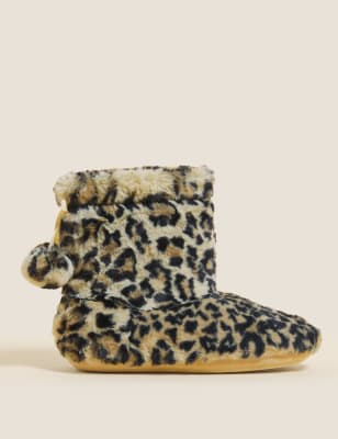 marks and spencer ladies slipper boots