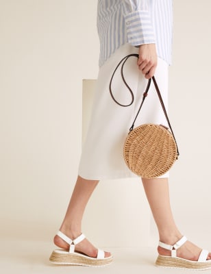 marks and spencer white sandals