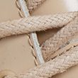 Wide Fit Leather Lace Up Shoes - ivory