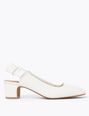 cream shoes m&s