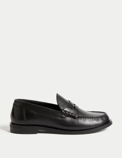 Patent Lace Up Flatform Brogues, M&S Collection