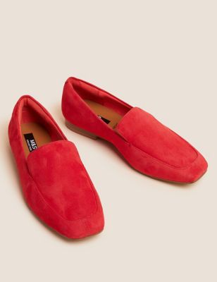 Wide Fit Suede Stain Resistant Loafers