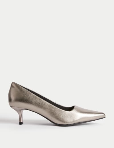 M and s kitten heel shoes on sale