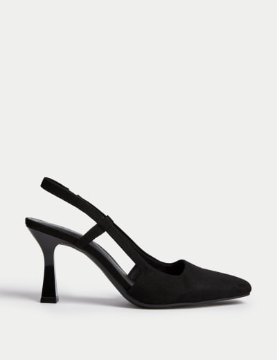 Eve metallic cheap heel pump