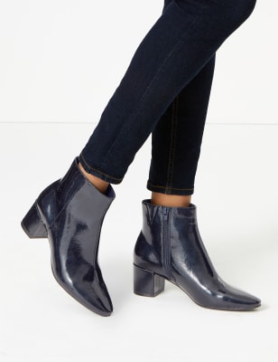 marks and spencers navy shoes
