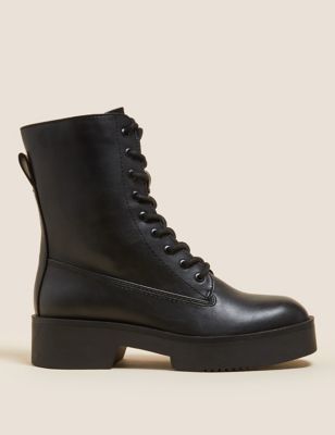The Chunky Lace-Up Ankle Boots