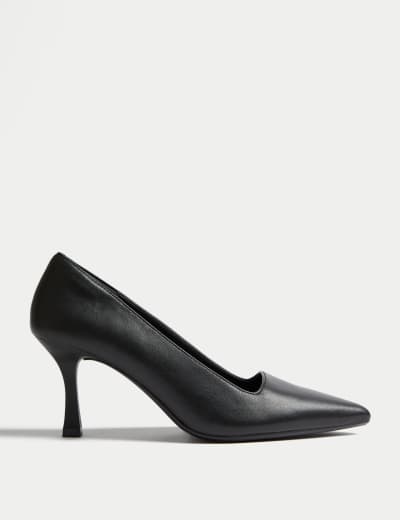 Stiletto Heel Pointed Court Shoes