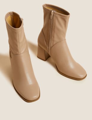 ladies beige boots