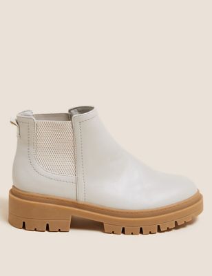 Wide Fit Chunky Chelsea Ankle Boots