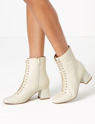 womens beige ankle booties