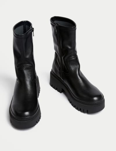 Chunky Sock Boots M S Collection M S