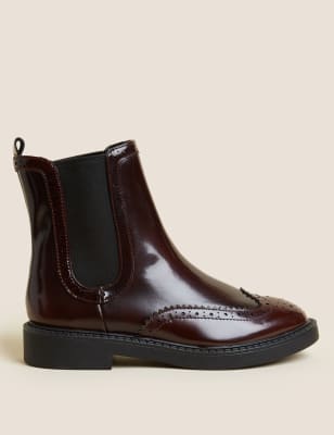 flat suede chelsea boots womens