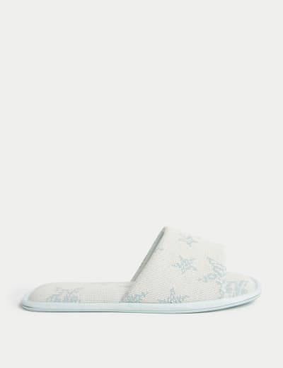 Faux Fur Ballerina Slippers with Freshfeet M S Collection M S