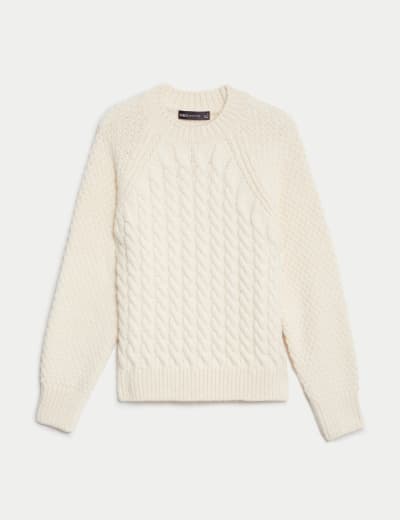 Cable Knit Crew Neck Jumper 4 of 6