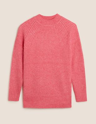 Recycled Blend Ribbed Relaxed Jumper