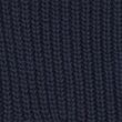 Cotton Rich Ribbed V-Neck Relaxed Cardigan - navy