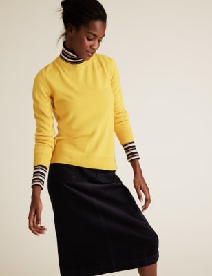 yellow jumper womens uk