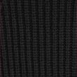 Soft Touch Ribbed Roll Neck Jumper - black