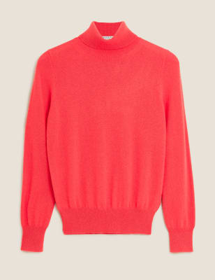 women's red crew neck sweater